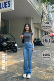 Quần dài jeans nữ ống loe The Blues Q76629